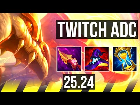 TWITCH & Nami vs JINX & Blitzcrank (ADC) | 57K damage, Good KDA: 28/4/12 | EUW Master | 25.24