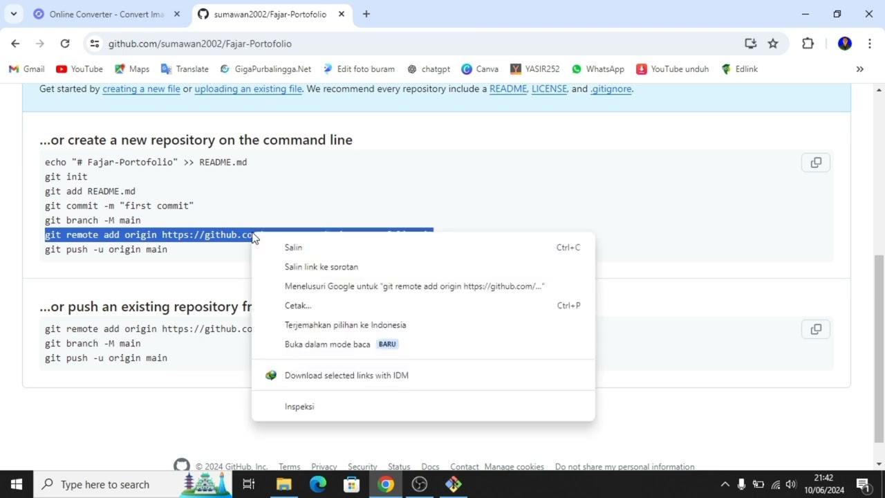Tutorial cara push HTML & CSS pada Github |  Projects UTS
