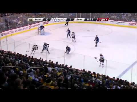 Winnipeg Jets vs Boston Bruins Highlights 12/6/11