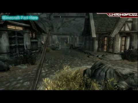 Skyrim Under-Map Glitch + Hidden Minecraft Update