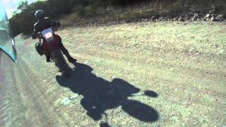 preview picture of video 'Riding Texas Backroads - Texas Hill Country Dual Sport Adventure Ride'