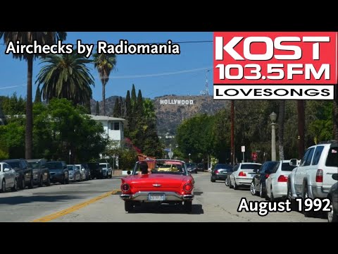 KOST 103.5 with Mark Wallengren & Kim Amidon - Los Angeles, CA - August 26th, 1992 (Part 1)
