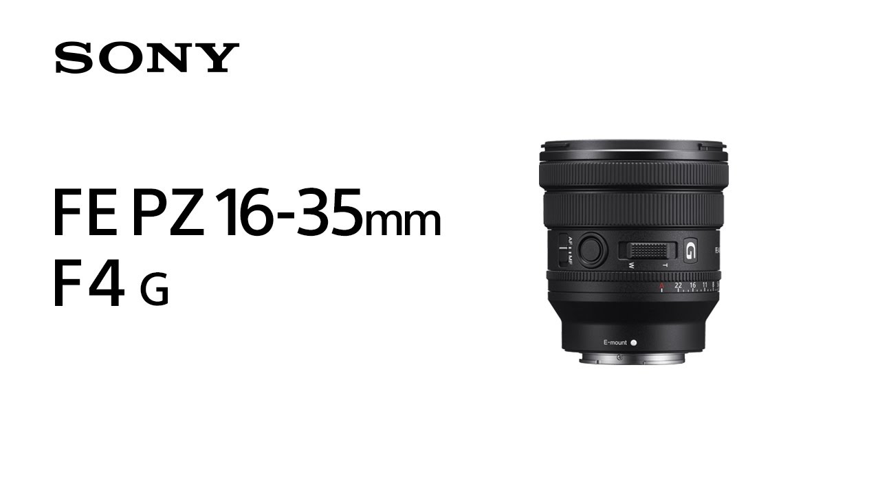 Sony SELP1635G FE PZ 16-35mm F4 G Full Frame Wide Angle Power Zoom