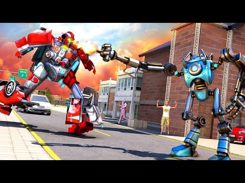 Futuristic Car Robot Rampage (by Tapinator Inc) Android Gameplay [HD]