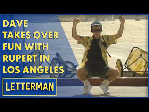 Fun with Rupert & Dave In Los Angeles | Letterman