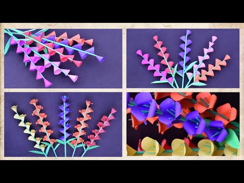 Paper Flower || Paper Craft || Step by step Paper Flower || Rupali Bhagat