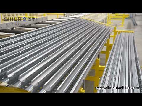 upright profile roll forming machine
