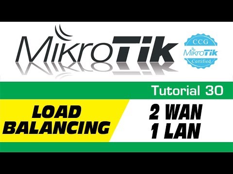 MikroTik Tutorial 30 - 2 WAN 3 LAN 1 Local Bridge Load Balancing using PCC method