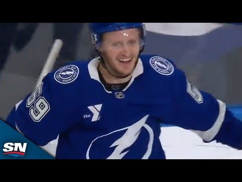 Lightning's Jake Guentzel Notches Seventh Career Hat Trick vs. Sabres