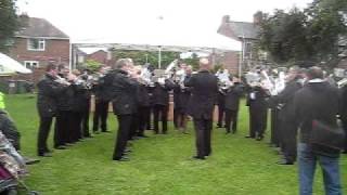 Northop Silver Band playing ORB at The Bush Droylesden, Whit Friday 2011