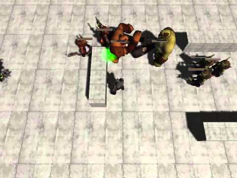 Unity 4 Mecanim Animator+PathFinder Patrol/Chase/Attack/Damage/Death NPC Melee/Range Test #7