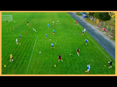 Pass & Move | Intense Passing Combination Drill With Two Balls