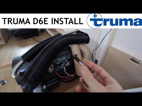 Fitting Truma D6E In My Camper Van - Diesel and Electric air and water heater.