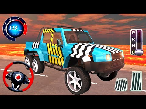 Offroad 6x6 Monster Truck Driving Gameplay Jeep Driving 3D Simulator Driver: Android Gameplay