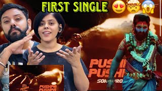 PUSHPA PUSHPA Song Promo Reaction | Pushpa 2 The Rule | Allu Arjun | Sukumar | Rashmika | Fahad F |