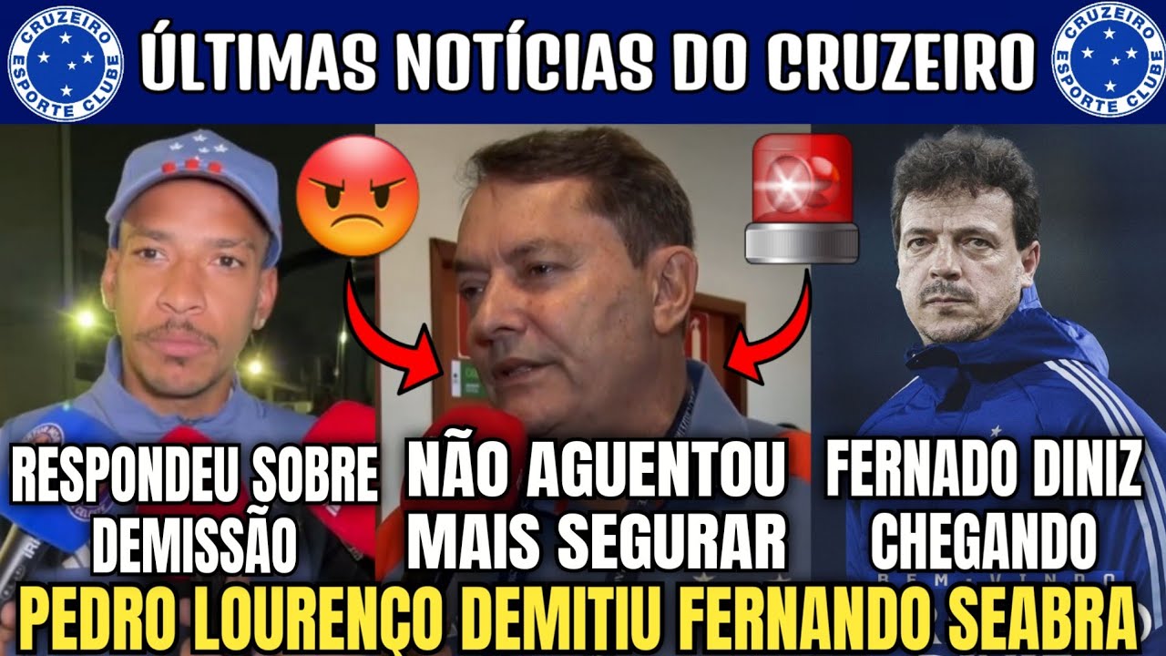 🚨👀 "TIVE QUE DEMITIR O SEABRA" PEDRO LOURENÇO RESPONDEU SOBRE DINIZ E SEABRA | MP10 SOBRE DEMISSÃO.