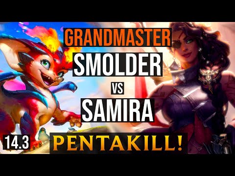SMOLDER Bot vs SAMIRA | EUW GrandMaster - Patch 14.3