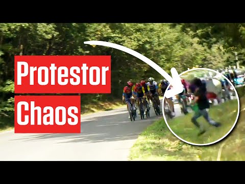 Riders Share Fear After Protestor Crash In Vuelta a España 2025 Stage 15