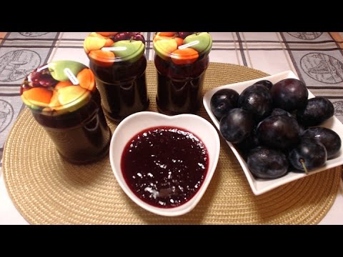 Recipe for homemade plum jam