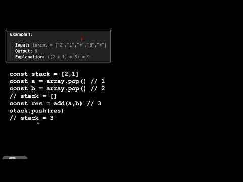 150 Evaluate Reverse Polish Notation Leetcode Javascript Solution