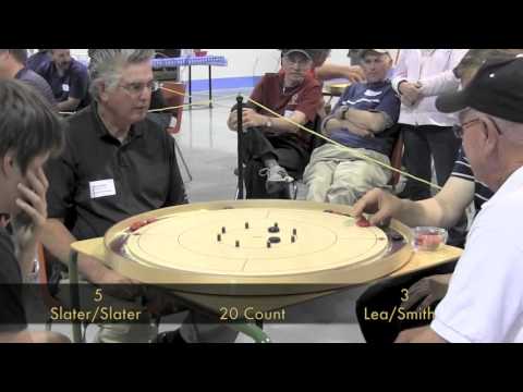 Crokinole 2014 World Championship - Doubles Slater/Slater v Smith/Lea