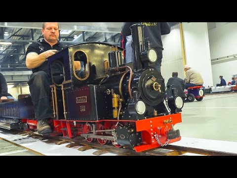 200kg!! HUGE, HEAVY WEIGHT MODEL LOCOMOTIVE LIVE STEAM SCALE 1:4 / 13. Erlebnis Modellbahn 2017