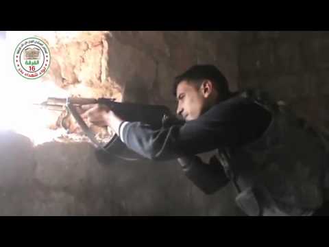 استهداف قوات النظام لواء شهداء بدر في حي الأشرفية في مدينة حلب