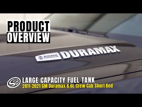 S&B 62 Gallon Replacement Fuel Tank 2011-2023 GM Duramax 6.6L Crew Cab Short Bed