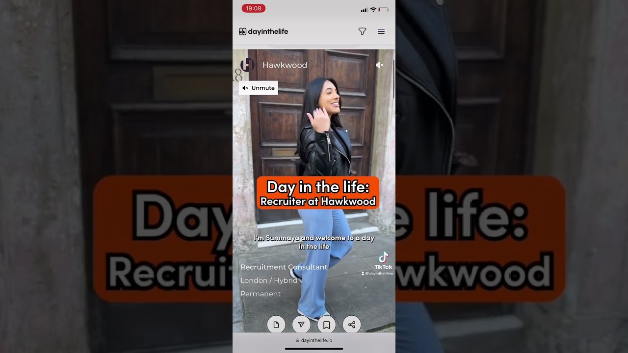 A job hunting experience inspired by your TikTok feed