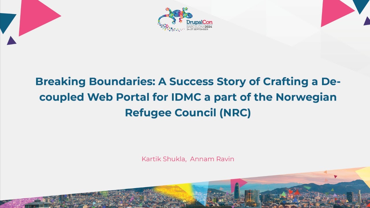 Breaking Boundaries: A Success Story of Crafting a Decoupled Web Portal for IDMC a part of the Norwe