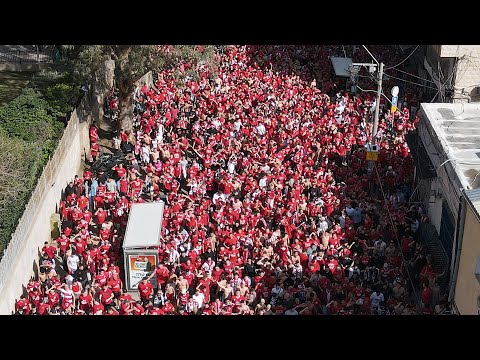 Ultras Hapoel - צעדה למשחק נגד נתניה בבית עונת 25/26