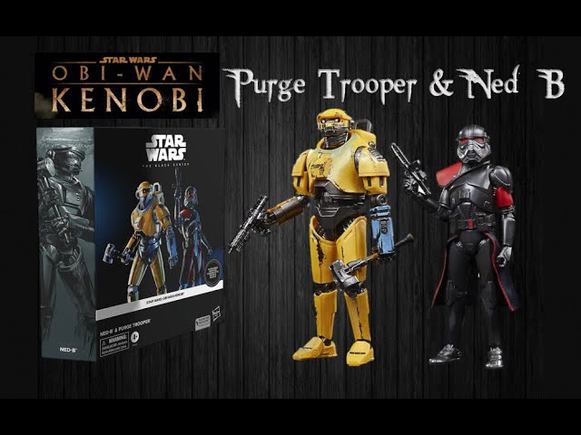 Vídeo relacionado con Star Wars The Black Series, Ned-B & Purge Trooper, Pack de 2 Figuras de Grafito de 15 cm, Exclusivo en Amazon