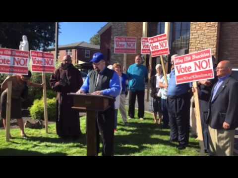 Anti-casino group rallies in Brockton