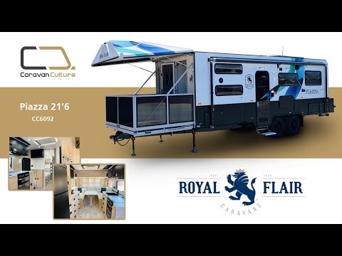 2021 Royal Flair Piazza 21'6 Family Caravan (CC6092)