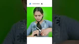 Download lagu U hair cutting at home/self hair cutting at home #shorts mp3