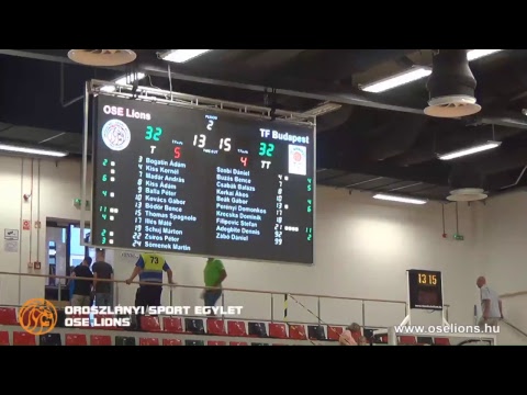 OSE Lions - TF Budapest élő