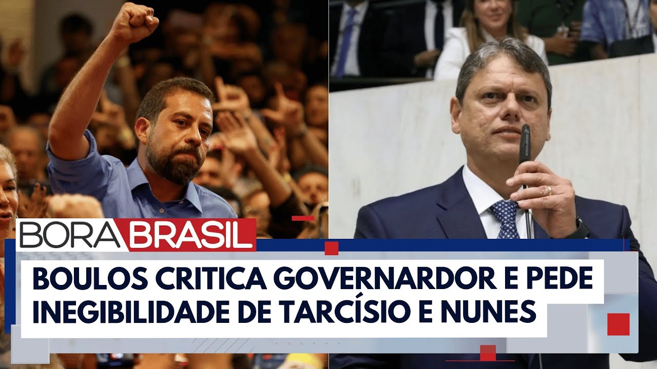 Boulos entra na Justiça contra Tarcísio após acusação sobre PCC | Bora Brasil