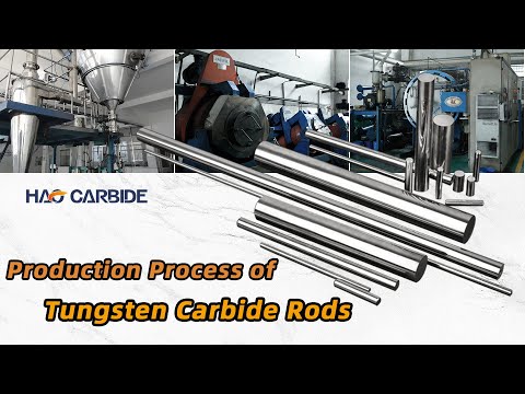 Production Process of Tungsten Carbide Rods
