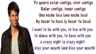 Enrique Iglesias - Bailando - Lyrics English and Spanish - Dancing - Translation &amp; Meaning