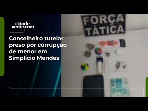 Conselheiro tutelar preso por corrupção de menor em Simplício Mendes