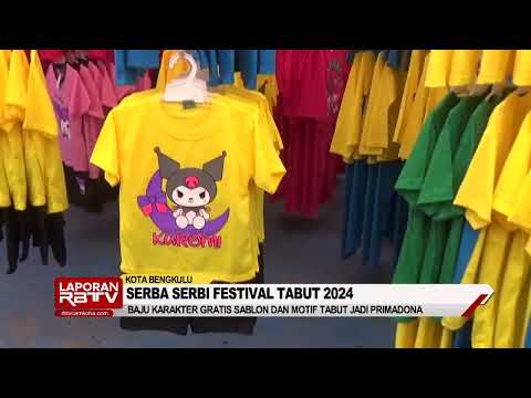 Baju Sablon Nama dan Motif Tabut Masih jadi Primadona