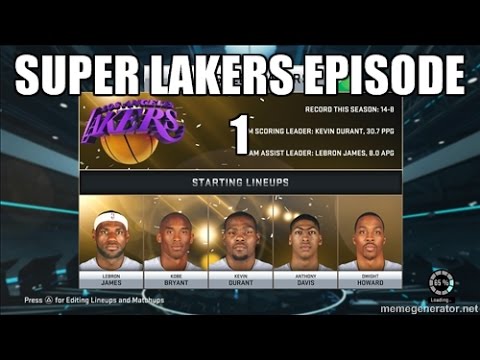NBA 2K15 PS4 MyGM - Super Lakers Ep.1 The Return!