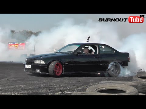 Eliminacje pokazu mocy klasa STREET - BMW E36 4.0 V8 "LEGINS" - 24 Ogólnopolski Zlot BMW Toruń 2022