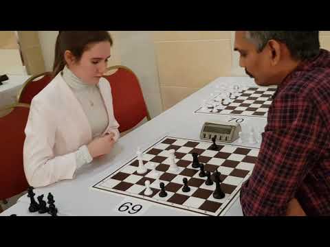 WIM Shuvalova (Russia) - GM Ramesh RB (India)
