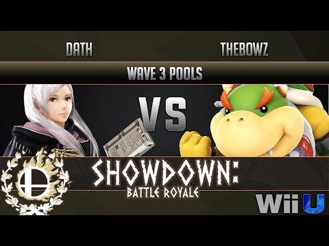 Showdown Battle Royale WAVE 3 POOLS - Dath (Robin) vs TheBowz (Bowser Jr)