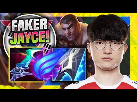 WHEN FAKER PLAYS JAYCE MID! - T1 Faker Plays Jayce Mid vs Galio! | Season 11