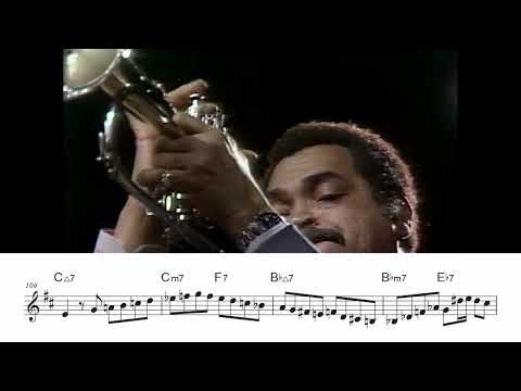 【Recorda Me】Art Farmer Flugelhorn(Trumpet) solo(Transcription)inB♭