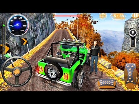 Offroad Cargo Trailer Jeep Uphill Prado Drive Simulator