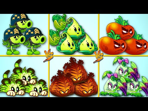 Random 6 best plant Battlez - Who Will Win? - Pvz 2 Plant Vs Plant
