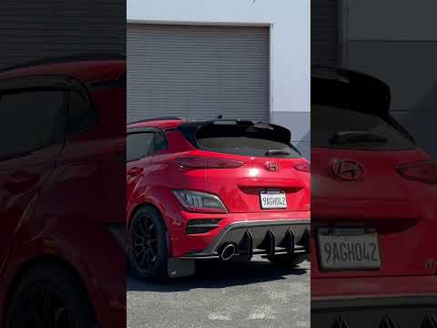 Borla exhaust for the Kona N sounds insane!